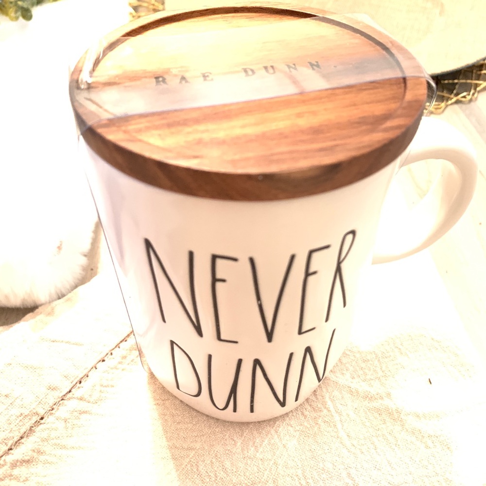 Never Dunn Mug with Lid